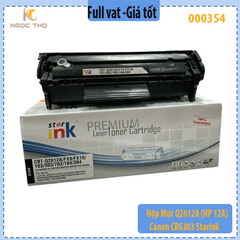 Hộp mực Starink Q2612A -  Model 12A / 303 / FX9  – có lỗ đổ & xả thải – chính hiệu – full VAT