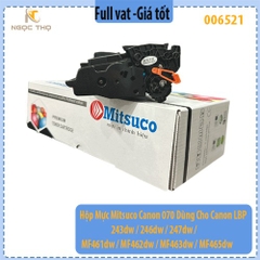 Hộp Mực Mitsuco Canon 070 – Dùng Cho Canon LBP 243dw / 246dw / 247dw / MF461dw / MF462dw / MF463dw / MF465dw – Không Chi