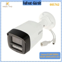Camera IP Dahua DH-IPC-HFW1239TL1-A-IL 2MP – Có Mic – H.265+ – POE – Smart Dual Light – IP67 – Hàng Chính Hãng