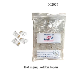 Hạt mạng RJ45 Cat5 Golden Japan – Chân đồng dày, mạ vàng – Túi 100 hạt ( giá tính theo túi)