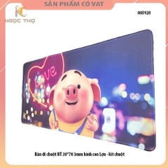 Bàn di chuột NT 30*70 3mm hình con Lợn - lót chuột