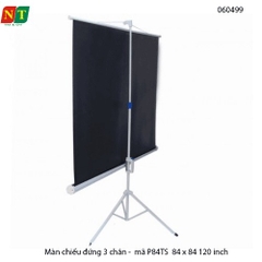 Màn chiếu 3 chân DALITE P84TS 120” (84×84 | 2.13×2.13m) – Tỷ lệ 1:1 – Matte White – Chính hãng – Full VAT