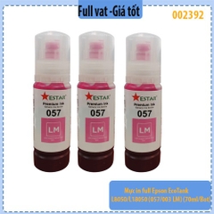 Mực in full Epson EcoTank L8050/L18050 (057/003 LM) – Light Magenta – 70ml/chai – Chính hiệu Estar – Full VAT