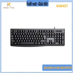 Bàn phím văn phòng có dây Aula AK105 – Chính hãng - full vat