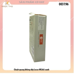 Chuột quang không dây Lecoo WS202 xanh - hàng chính hãng - full vat