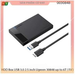 Hộp đựng ổ cứng HDD Box USB 3.0 2.5 inch Ugreen 30848 up to 6T - Full vat