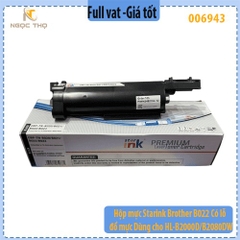Hộp mực Starink Brother B022 – Có lỗ đổ mực – Dùng cho HL-B2000D/B2080DW… – Full VAT