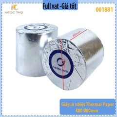 Giấy in nhiệt Thermal Paper K80 Ø80mm – Giấy in bill K80 – Full VAT