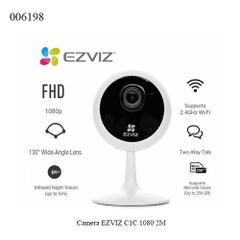 Camera Wifi Trong Nhà EZVIZ C1C 1080P – 2MP, H.265, Đàm Thoại 2 Chiều, Hồng Ngoại Ban Đêm – Chính Hãng, Full VAT