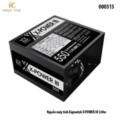 Nguồn Máy Tính Xigmatek X-POWER III 550W – PSU X-550 (EN45983) – Hiệu Suất 85% – Hàng Chính Hãng – Full VAT
