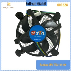 Quạt tản nhiệt CPU TTA115-09 – Fan box máy tính Socket LGA 1150 / 1151 / 1155 / 1156 / 1200 & 775 – PWM 4-pin.
