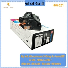 Hộp Mực Mitsuco Canon 070 – Dùng Cho Canon LBP 243dw / 246dw / 247dw / MF461dw / MF462dw / MF463dw / MF465dw – Không Chi
