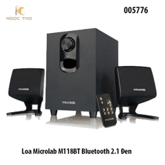 Loa Microlab M118BT Bluetooth 2.1 – công suất 40W – âm trầm mạnh mẽ – chính hãng – full VAT
