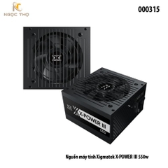 Nguồn Máy Tính Xigmatek X-POWER III 550W – PSU X-550 (EN45983) – Hiệu Suất 85% – Hàng Chính Hãng – Full VAT