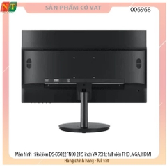 Màn hình Hikvision DS-D5022FN00 21.5 inch VA 75Hz full viền FHD , VGA, HDMI - Hàng chính hãng - full vat