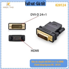 Đầu chuyển đổi DVI 24+1 to HDMI Ugreen 20124 – Chính hãng – Full VAT