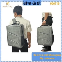Ba lô laptop 15.6" – Hàng dày, màu đen – Zin – Full VAT