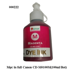 Mực in Estar CD-M0100M (100ml/bot) – Mực in phun màu đỏ (Magenta – M) dùng cho máy in Canon PIXMA, HP Officejet