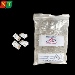 Túi Hạt mạng ONV Cat5 RJ45 nhựa PVC tốt, đầu hạt đồng, Túi 100 hạt - Hàng chính hãng