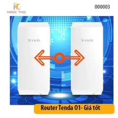 Thiết Bị Phát Sóng WiFi Ngoài Trời Tenda O1 – Kết Nối điểm bắn điểm Xa 500m, 300Mbps, Hỗ Trợ PoE