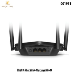 Thiết Bị Phát WiFi 6 Mercusys MR60X – Chuẩn AX1500 – Giga – Hỗ Trợ EasyMesh - chính hãng - full vat