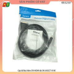 Cáp dữ liệu Video DVI 24+1 to HDMI dài 3M JASOZ T-A140 - Bộ chuyển đổi DVI 24+1 to HDMI dài 3M JASOZ T-A140 - full vat