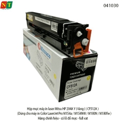 Hộp mực laser Mitsuco HP 204A Y (Vàng) – CF512A – dùng cho M154a / M154nw / M180n / M181fw – Chính hiệu – Full VAT