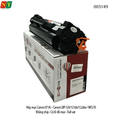 Hộp mực Canon 071A – Canon LBP 120/121dn/122dw / MF270 - Không chíp - Có lỗ đổ mực - Full vat