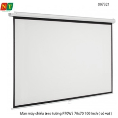 Màn chiếu treo tường DALITE P70WS 100” ( 70x70 | 178×178cm) – Kéo tay – Tỷ lệ 1:1 – Chính hãng – Full VAT
