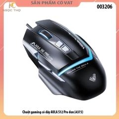 Chuột Gaming Có Dây AULA S12 Pro – LED RGB – DPI 12800 – Chính Hãng – Full VAT