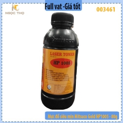 Combo 10 lọ mực đổ siêu mịn HP 1005 Mitsuco Gold 80g – Tặng 1 nắp đổ mực – Full VAT