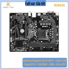 Mainboard Gigabyte GA-H510M-H – Socket 1200 – Chipset H510 – VGA/HDMI – DDR4 – Micro-ATX – Hàng Chính Hãng – Full VAT