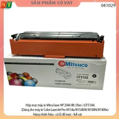 Hộp mực máy in Mitsu laser HP 204A BK ( Đen ) (CF510A) (Dùng cho máy in Color LaserJet Pro M154a/M154NW/M180N/M180fw)- H