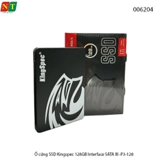 Ổ Cứng SSD Kingspec 128GB SATA III – Đọc ~500MB/s – Chính hãng – Full VAT