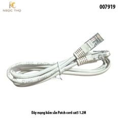 Dây mạng bấm sẵn Cat5e 1.2m – Đúc sẵn 2 đầu RJ45 – Cắm là dùng