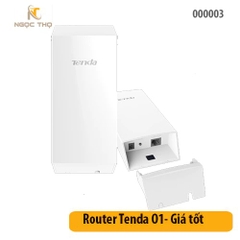 Thiết Bị Phát Sóng WiFi Ngoài Trời Tenda O1 – Kết Nối điểm bắn điểm Xa 500m, 300Mbps, Hỗ Trợ PoE