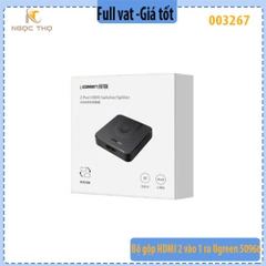 Bộ gộp HDMI 2 vào 1 ra UGREEN 50966 – bộ chuyển mạch HDMI 2×1 hỗ trợ 2 chiều (2 in 1 out / 1 in 2 out) – 4K@30Hz