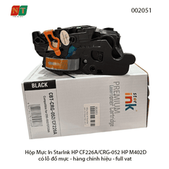 Hộp Mực In 26A / 052 HP M402D / M402n / M402dn / M402dw / M426 có lỗ đổ mực và đổ thải - full vat – Chính hiệu – Starink