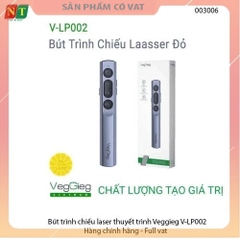 Bút trình chiếu laser thuyết trình Veggieg V-LP002 - Hàng chính hãng - Full vat