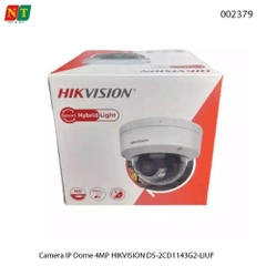 Camera IP Dome 4MP HIKVISION DS-2CD1343G2-LIUF – Tích Hợp Mic, Smart Hybrid Light, Hồng Ngoại & Ánh Sáng Trắng 30m