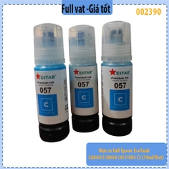 Mực in full Epson EcoTank L8050/L18050 (057/003 C) – Cyan – 70ml/chai – Chính hiệu Estar – Full VAT