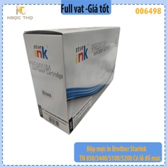 Hộp mực in Brother Starink TN 850 / 3440 / 5100 / 5200 có lỗ đổ mực - Hàng chính hiệu - full vat