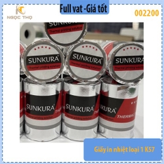 Giấy in nhiệt K57 lõi nhỏ – Giấy in bill/in hóa đơn shop online, cửa hàng – 1 cuộn - full vat