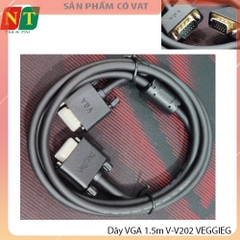 Dây VGA 1.5m V-V202 VEGGIEG – Truyền Hình Ảnh Sắc Nét, Độ Ổn Định Cao