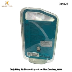 Chuột không dây Bluetooth Rapoo M100 Silent Dark Grey_18199 - hàng chính hãng - full vat