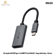 Bộ chuyển đổi USB Type-C sang HDMI TP-Link UA520C – Hỗ trợ 4K@60Hz – Plug & Play – Chính hãng Full VAT