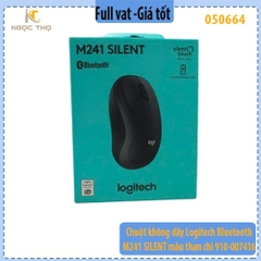 Chuột Không Dây Logitech M241 Silent Bluetooth – Graphite (Than chì) – Siêu êm, giảm 90% tiếng ồn – Hàng chính hãng