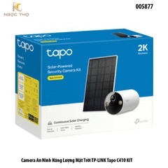 TP-LINK Tapo C410KIT | Camera WiFi Anh Ninh Năng Lượng Mặt Trời Độ Phân Giải 2K
