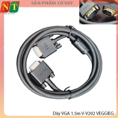 Dây VGA 1.5m V-V202 VEGGIEG – Truyền Hình Ảnh Sắc Nét, Độ Ổn Định Cao