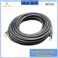 Dây HDMI 4K Dài 12m JASOZ T-A223 Chính Hãng – Kết Nối Ổn Định, Hình Ảnh Siêu Nét